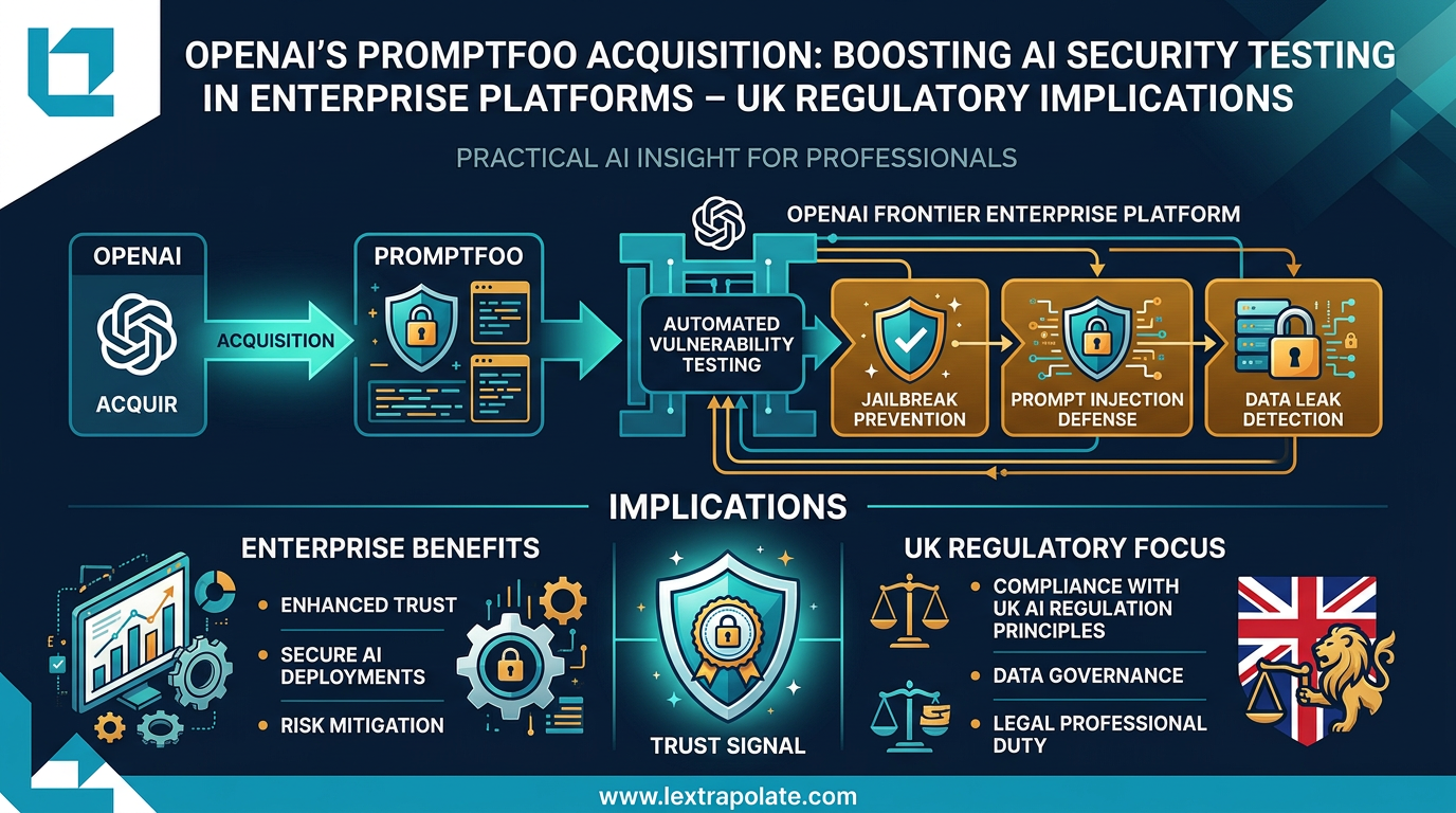 OpenAI's Promptfoo Acquisition: Boosting AI Security Testing in Enterprise Platforms – UK Regulatory Implications